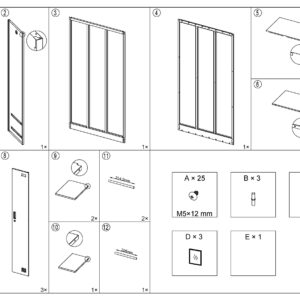 Троен метален гардероб > Мебели от метал>Метални гардероби - Image 5