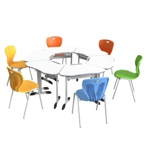 Ученическа модулна маса ТРАПЕЦ > Училища>Училищни маси - Image 2