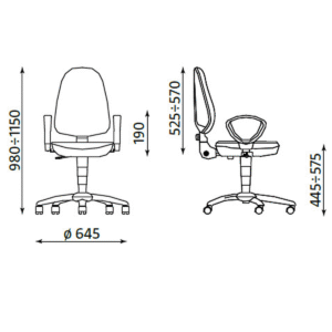 Pegaso > Офис столове>Работни столове - Image 3