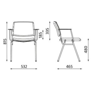 Isit Arm Chrome V > Офис столове>Конферентни столове - Image 3