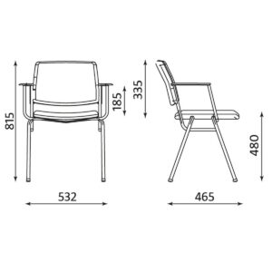 Isit Arm Chrome C > Офис столове>Конферентни столове - Image 4