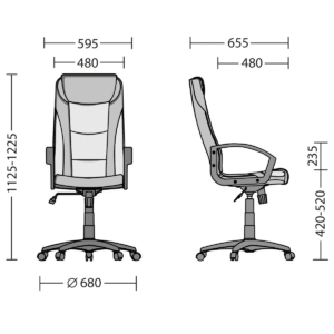 Tokyo > Офис столове>Мениджърски столове - Image 4