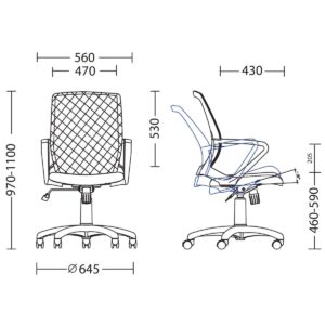 Fly White GTP > Офис столове>Работни столове - Image 4