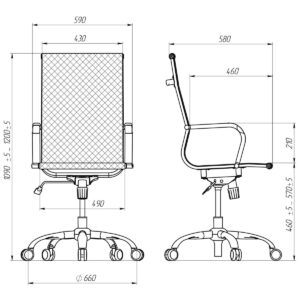 Slim Net HB > Офис столове>Мениджърски столове - Image 2