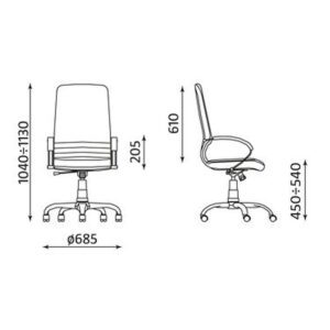 Mirage Steel > Офис столове>Мениджърски столове - Image 2