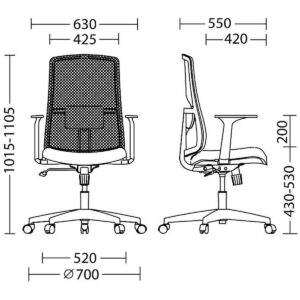 Tela GTP > Офис столове>Работни столове - Image 3