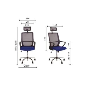 Fly HB HR > Офис столове>Работни столове - Image 3
