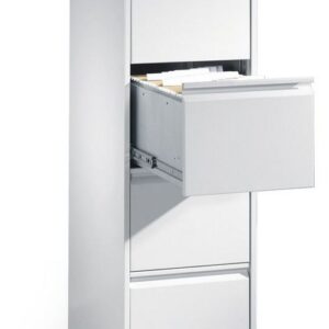 Метален кардекс с 4 единични чекмеджета > Мебели от метал>Метални шкафове - Image 2