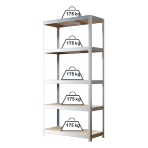 Стелаж FXW 900/400/1800 > Мебели от метал>Стелажи - Image 2