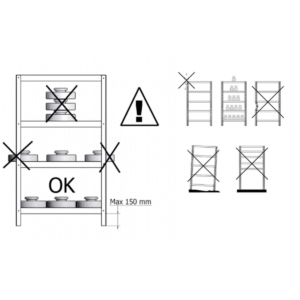 Стелаж FXW 900/400/1800 > Мебели от метал>Стелажи - Image 3