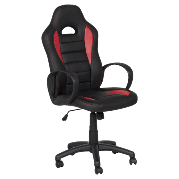 Геймърски стол Carmen 7501 - червено-черен