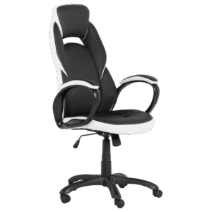 Геймърски стол Carmen 7511 - черно-бял