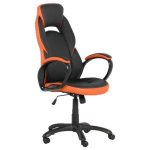 Геймърски стол Carmen 7511 - черно-оранжев