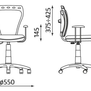 Ministyle White Cat and Mouse > Офис столове>Детски столове - Image 3