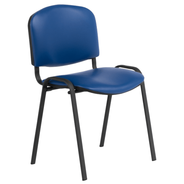 Посетителски стол Carmen 1131 LUX -  тъмносин