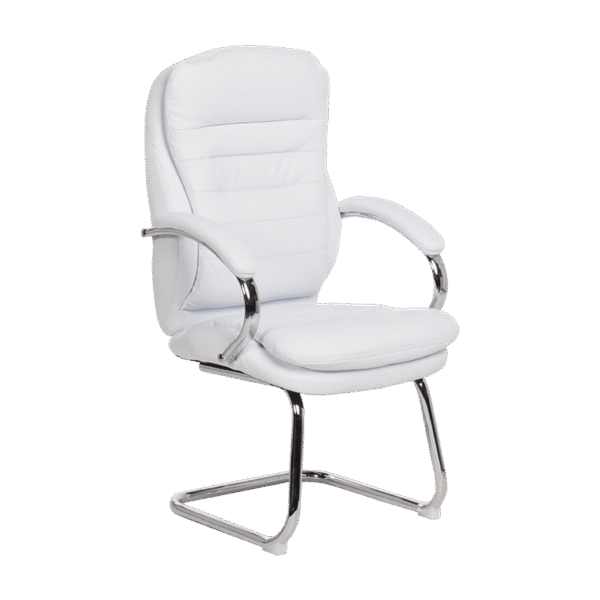 Посетителски стол Carmen 6154 - бял