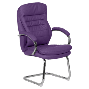 Посетителски стол Carmen 6154 - лилав