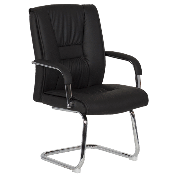 Посетителски стол Carmen 6540 - черен LUX Посетителски стол Carmen 6540 - черен LUX