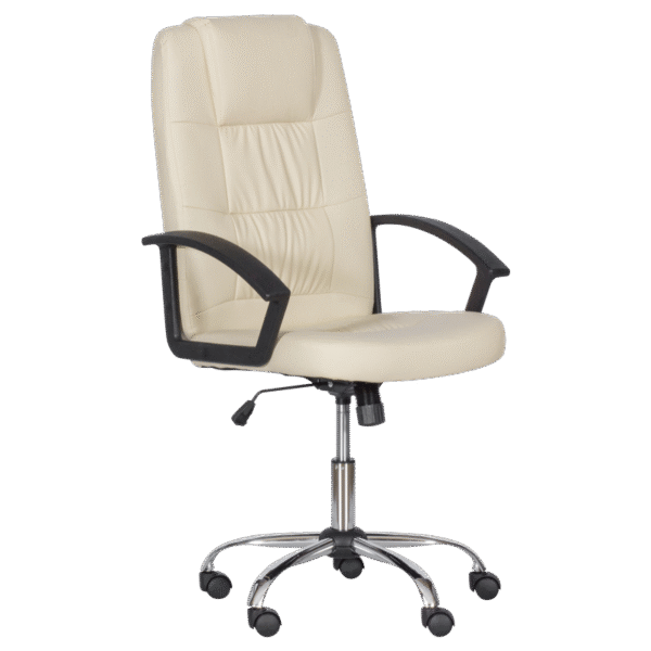 Президентски офис стол Carmen 6076 - крем Президентски офис стол Carmen 6076 - крем