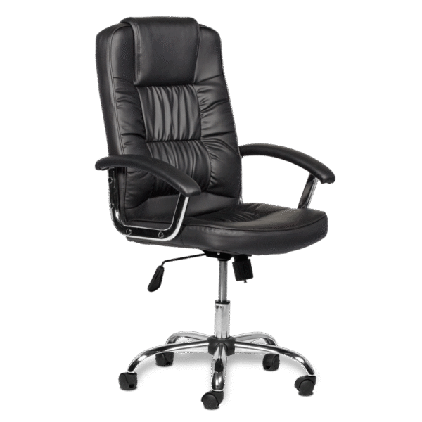 Президентски офис стол Carmen 6081 - черен