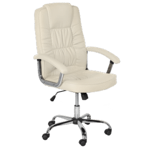 Президентски офис стол Carmen 6081 - крем