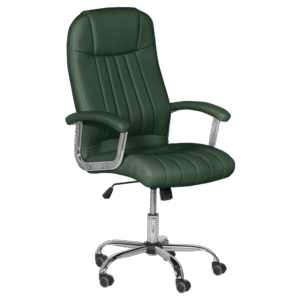 Президентски офис стол Carmen 6181 - маслено зелен