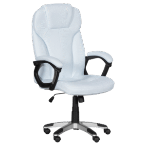 Президентски офис стол Carmen 6514 - бял