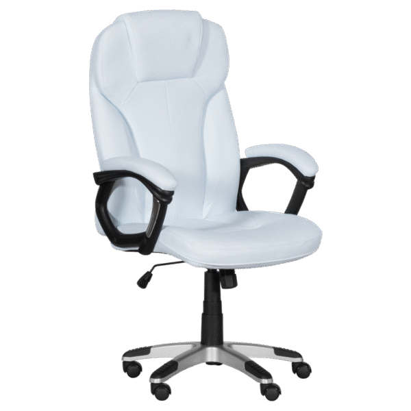 Президентски офис стол Carmen 6514 - бял