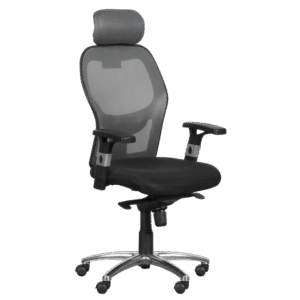 Ергономичен стол Carmen 7520 - черен - сив