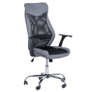 Президентски офис стол Carmen 7528 - сив