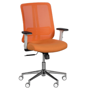 Президентски офис стол LORENA - оранжев