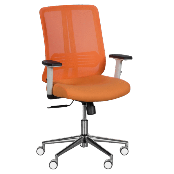 Президентски офис стол LORENA - оранжев Президентски офис стол LORENA - оранжев