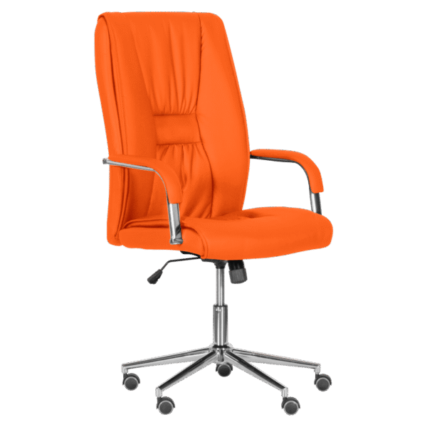 Президентски офис стол Carmen 6500-1 - оранжев Президентски офис стол Carmen 6500-1 - оранжев