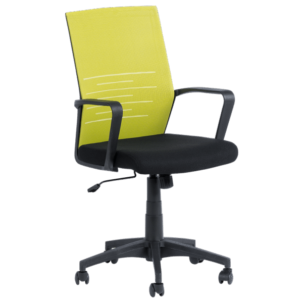 Работен офис стол Carmen 7041 - черен - зелен Работен офис стол Carmen 7041 - черен - зелен