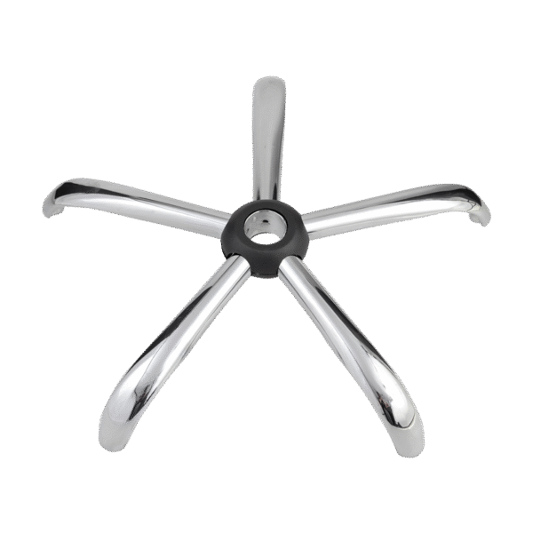 Звезда за офис стол - хромирана