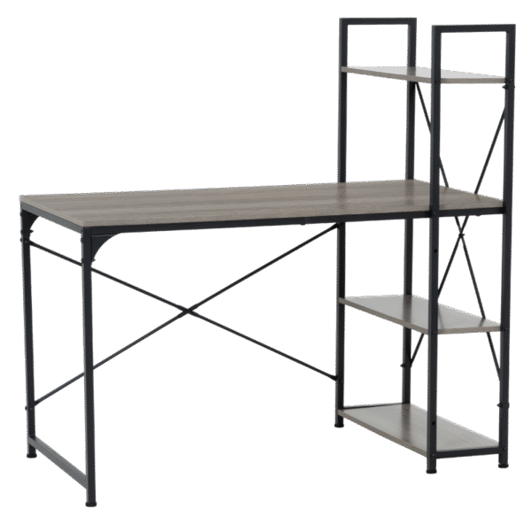 Бюро с етажерка TUZLA - сив дъб Бюро с етажерка TUZLA - сив дъб