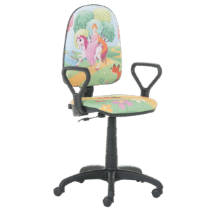 Детски стол Prestige с подлакътници - принцеси