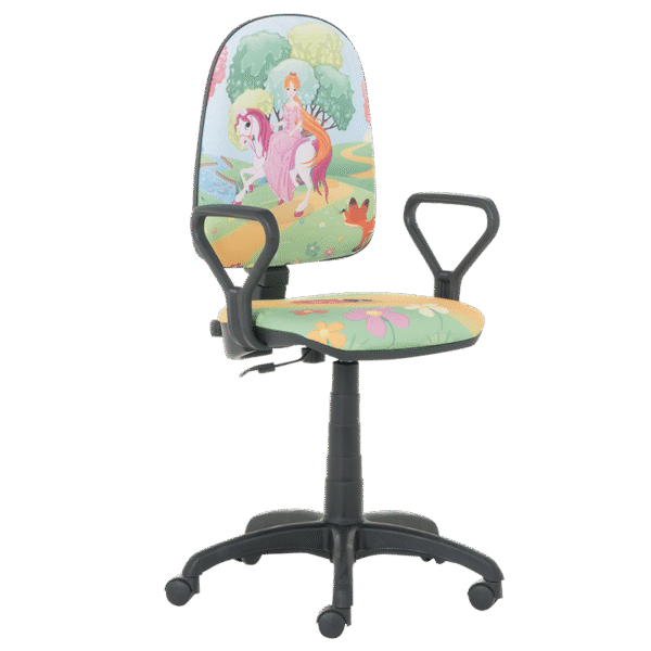 Детски стол Prestige с подлакътници - принцеси