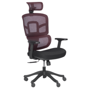 Ергономичен стол Carmen 7582 - червен-черен