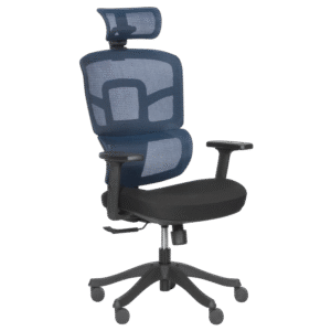 Ергономичен стол Carmen 7582 - син-черен