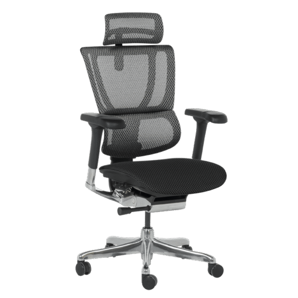 Ергономичен стол ERGOHUMAN IOO ELITE 2 - черна рамка - черен Ергономичен стол ERGOHUMAN IOO ELITE 2 - черна рамка - черен