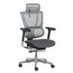 Ергономичен стол ERGOHUMAN IOO ELITE 2 - черна рамка - сив