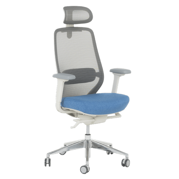 Ергономичен стол GLAND - син-сив