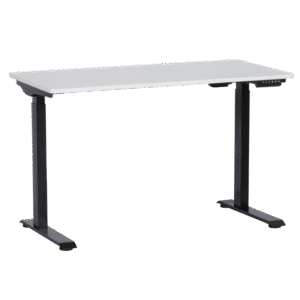 Ергономично бюро с регулиране на височината Carmen CR-119 - бял-черен