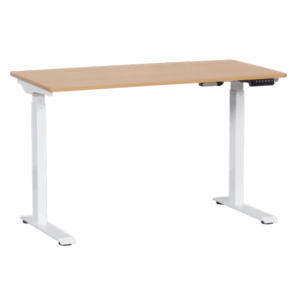 Ергономично бюро с регулиране на височината Carmen CR-119 - бук-бял Ергономично бюро с регулиране на височината Carmen CR-119 - бук-бял