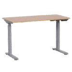 Ергономично бюро с регулиране на височината Carmen CR-119 - бук-сив