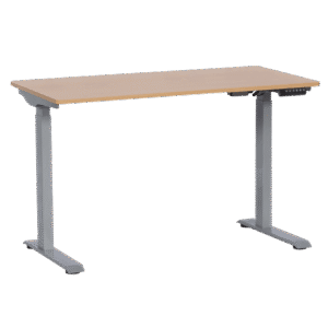 Ергономично бюро с регулиране на височината Carmen CR-119 - бук-сив