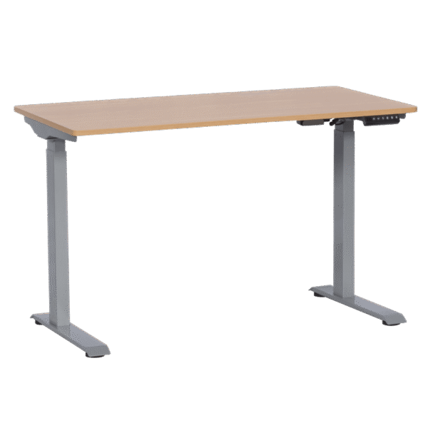 Ергономично бюро с регулиране на височината Carmen CR-119 - бук-сив