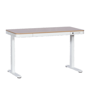 Ергономично регулируемо бюро Carmen CR-118 E - бук-бял