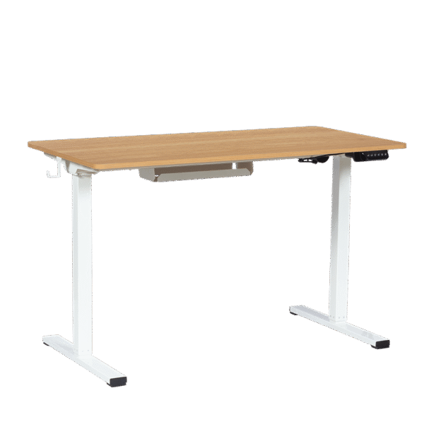 Ергономично регулируемо бюро Carmen CR- 4825 - бук-бял